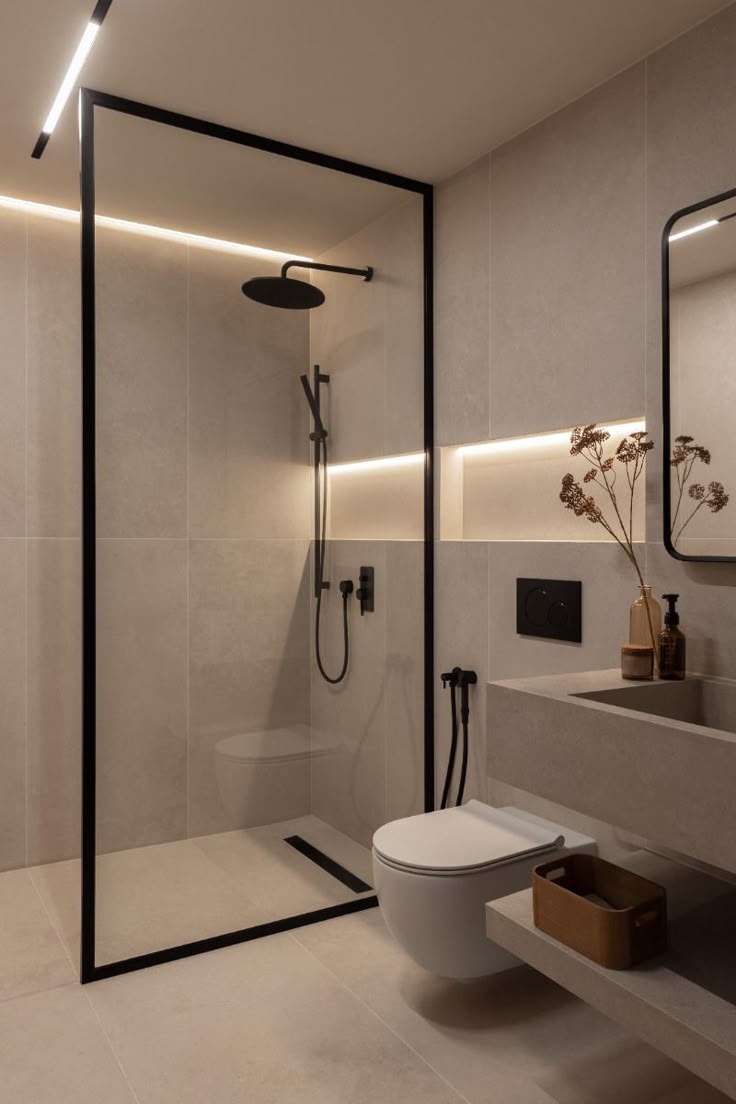 Łazienka natural moodboard